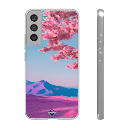 Flexi Pink landscape cherry blossom Phone case | Mobile cover