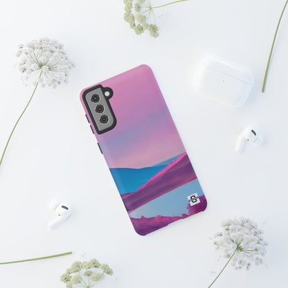Pink Blue landscape design Phone cover | Mobile case