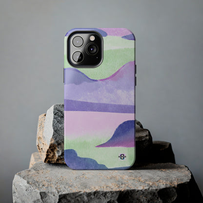 Vibrant Defenders: Amazing Pink Green Purple Blue Tough Phone Case | Mobile coversSush Dopamine Decor