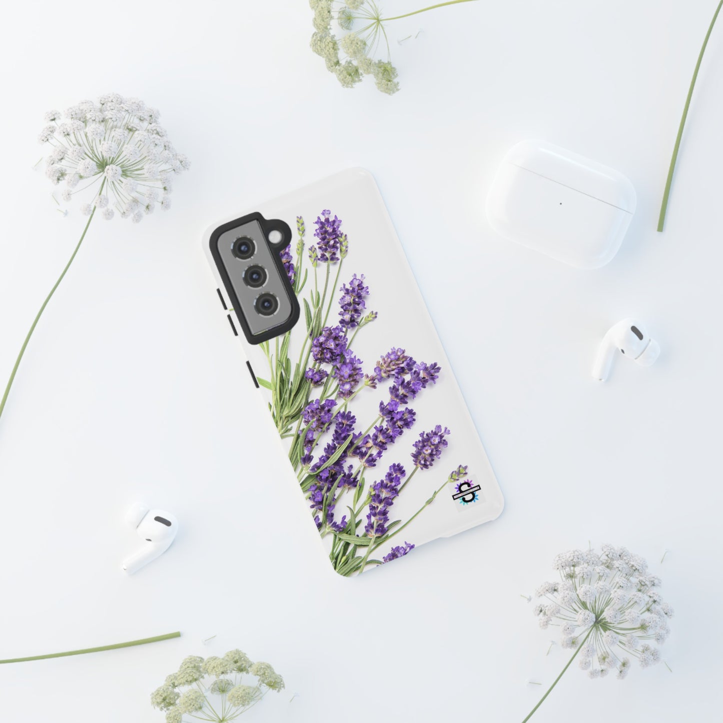 Lavender Print Hard Phone Cover, Mobile case