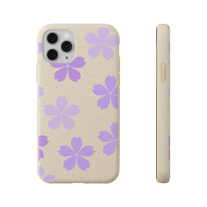 Eco friendly Purple Lavender Floral Design Phone case