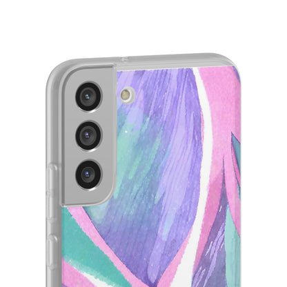 Subliminals for Prosperity | Purple Blue Green Pattern Phone cover | World's first Subliminals Brand | Sush Dopamine Decor