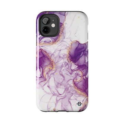 Purple White gold marble Tough Phone Case | Mobile cover