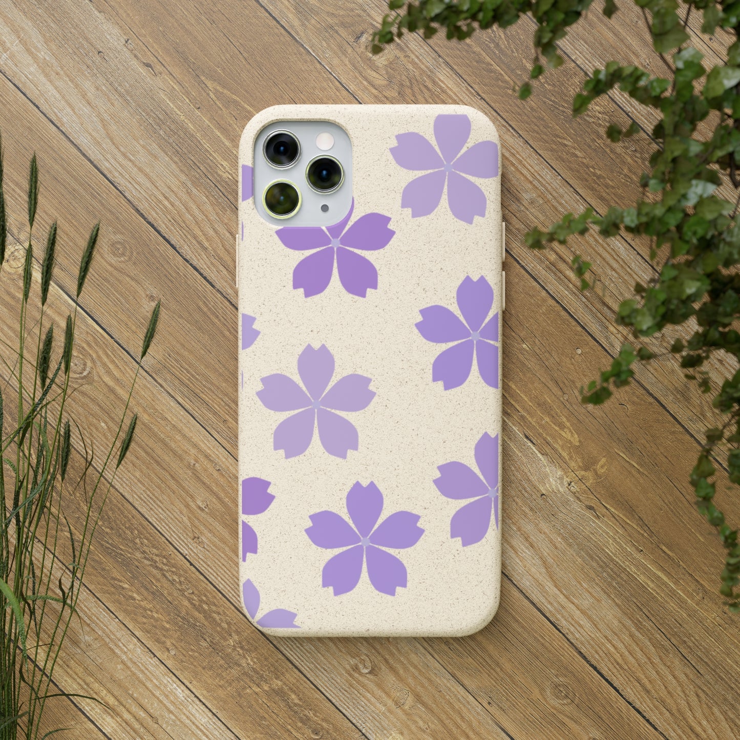 Eco friendly Purple Lavender Floral Design Phone case