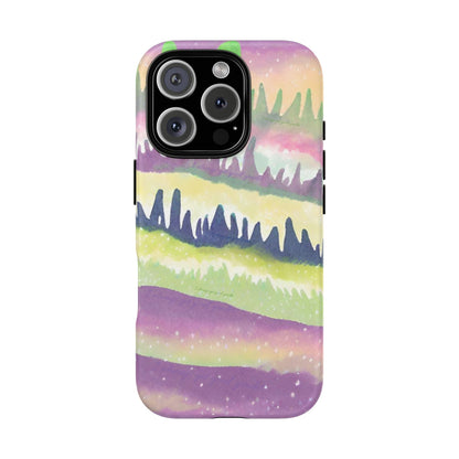 Limited Edition | Subliminals for good grades | Beautiful Abstract Landscape Phone Case – Nature Design Mobile Cover with Dual Protection