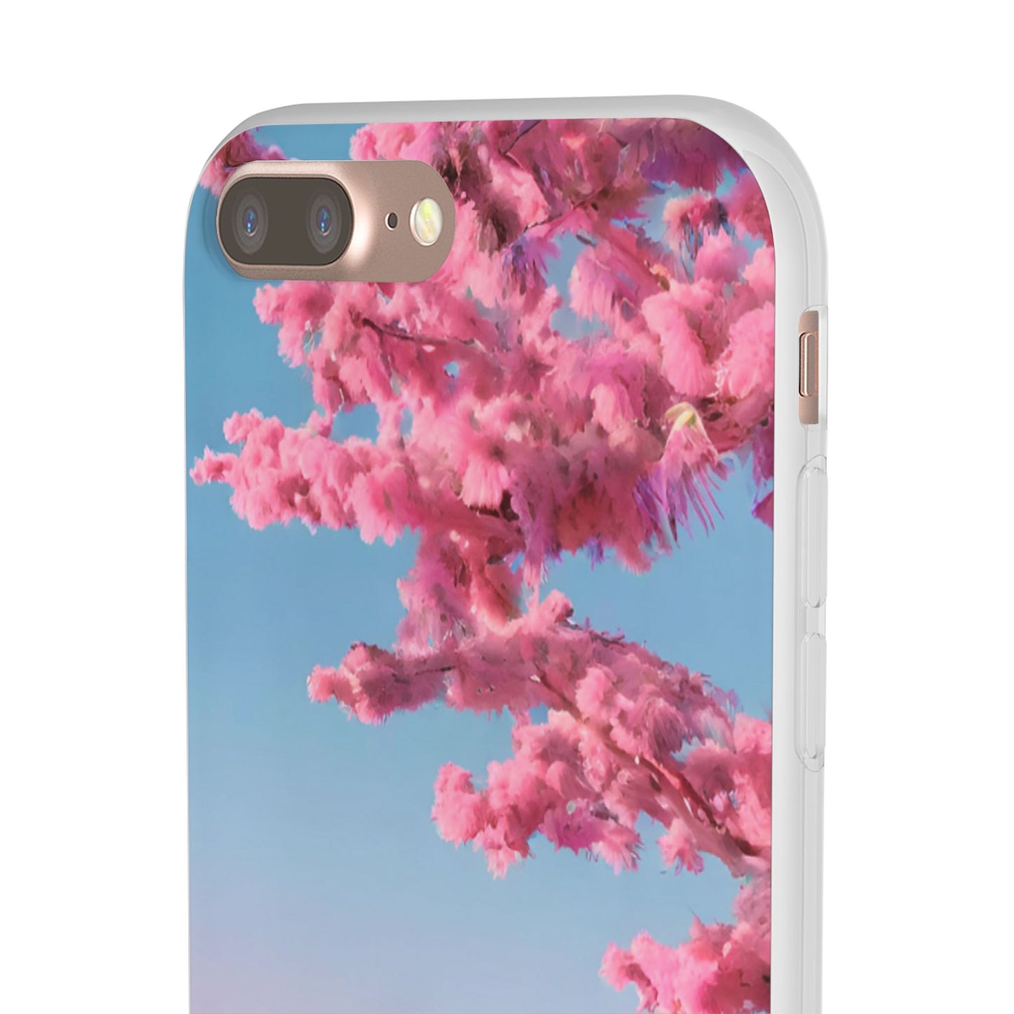 Flexi Pink landscape cherry blossom Phone case | Mobile cover