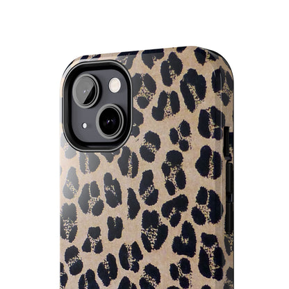 Black and Brown Mobile Cover, Leopard Print, Stylish Mobile Case, Accessories