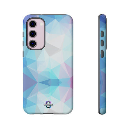 Geometric Blue Phone Cover