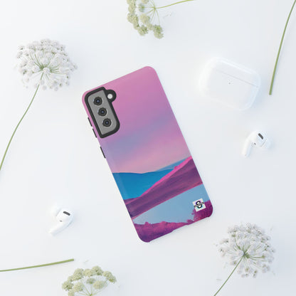 Pink Blue landscape design Phone cover | Mobile case
