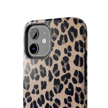 Black and Brown Mobile Cover, Leopard Print, Stylish Mobile Case, Accessories