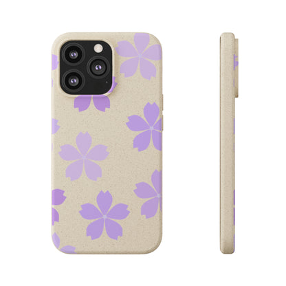 Eco friendly Purple Lavender Floral Design Phone case