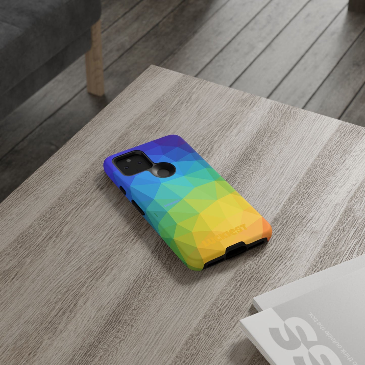 Chromatic Geometric Phone Cover | Mobile Cover  | Luckiest person alive subliminal