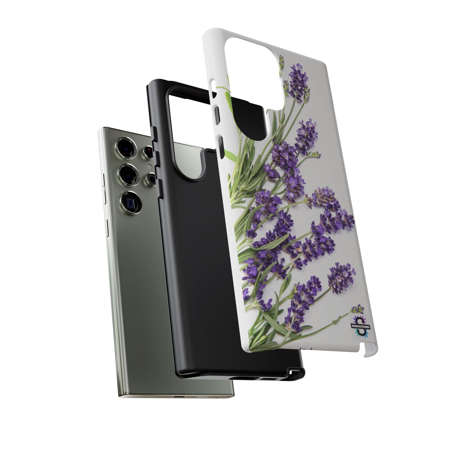 Lavender Print Hard Phone Cover, Mobile case