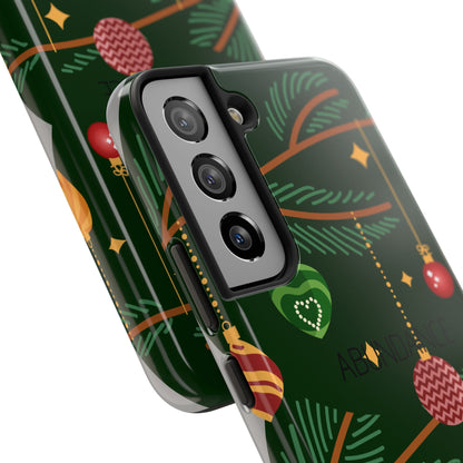 Cute Christmas print Mobile cover | Subliminal messaging to attract abundance| Manifest Abundance