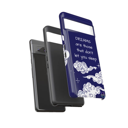 Limited Edition | Royal Blue Phone Case with Motivational Quote – Cloud Design Slim Protective Cover with Dual Layer Protection | Success Subliminals | Motivational Quote