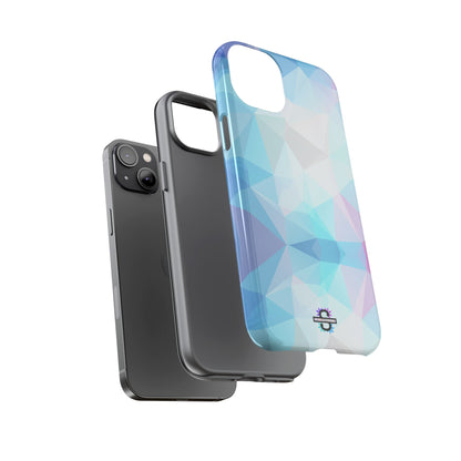 Geometric Blue Phone Cover