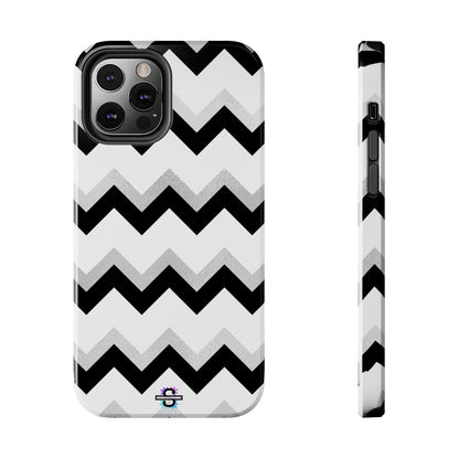 Zig Zag Black and White Phone Case | Mobile CoverSush Dopamine Decor