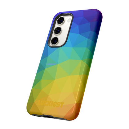 Chromatic Geometric Phone Cover | Mobile Cover  | Luckiest person alive subliminal