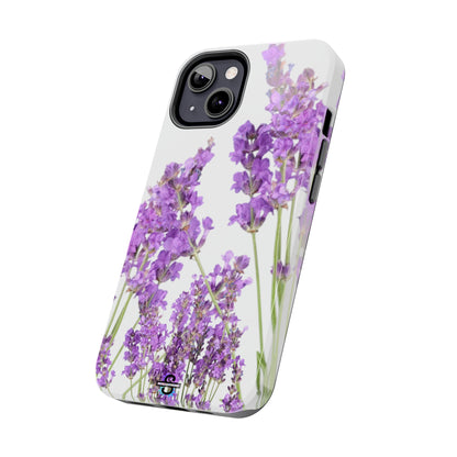 Purple Lavender print cute Phone Cover, Mobile case, iPhone 7 to iPhone15 AvailableSush Dopamine Decor