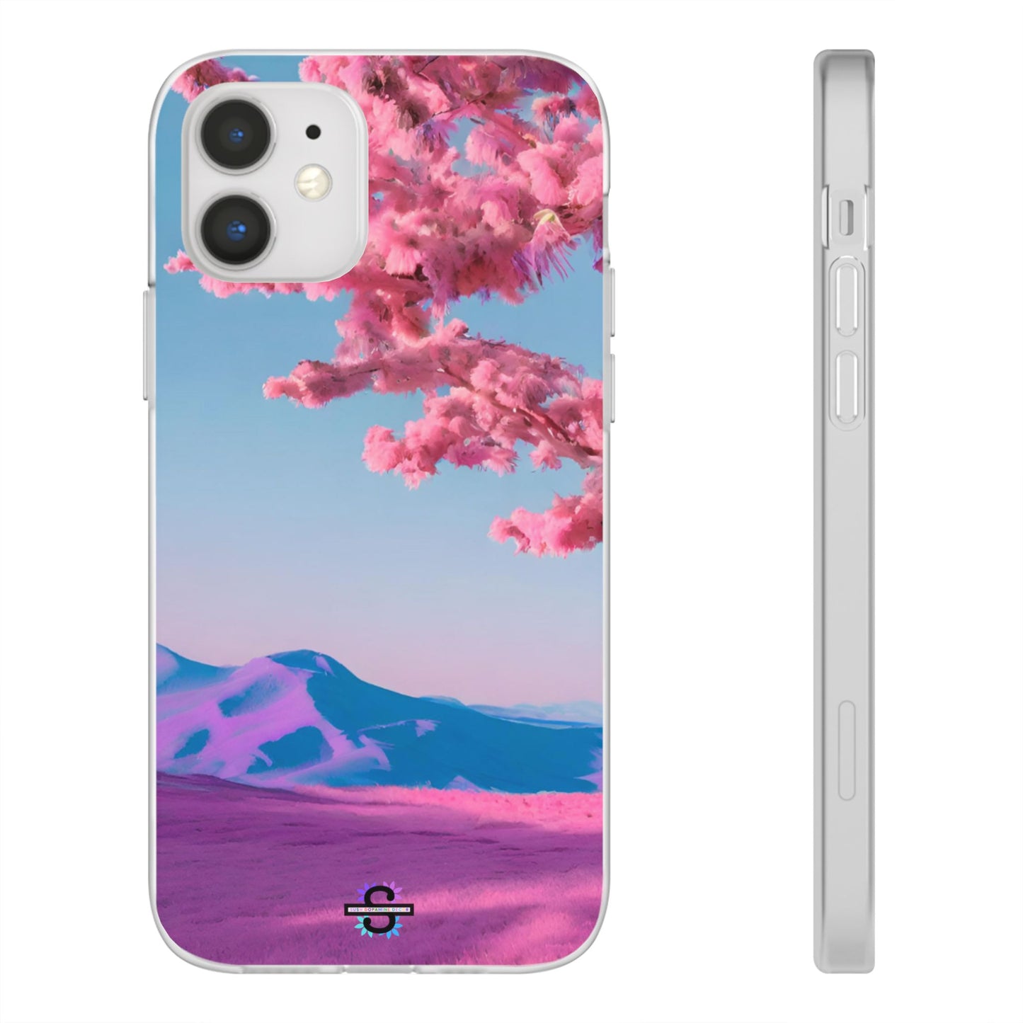 Flexi Pink landscape cherry blossom Phone case | Mobile cover