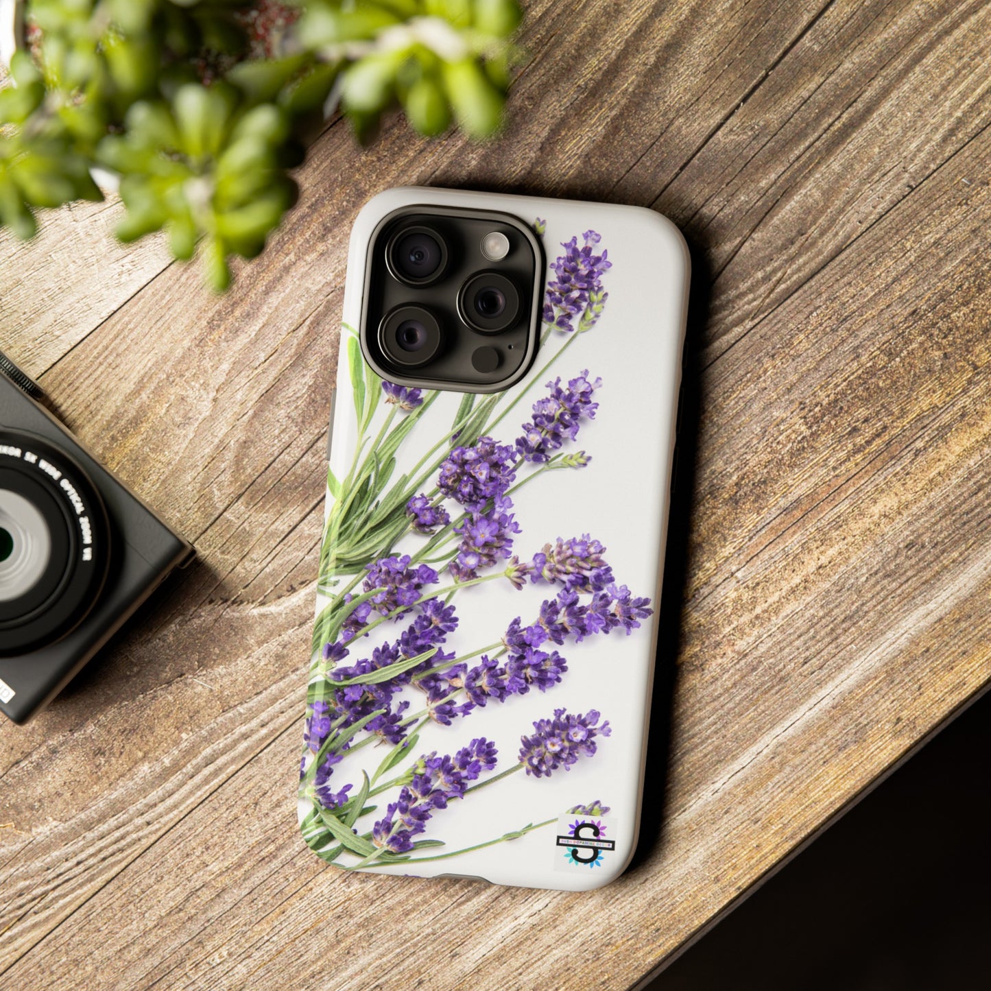 Lavender Print Hard Phone Cover, Mobile case