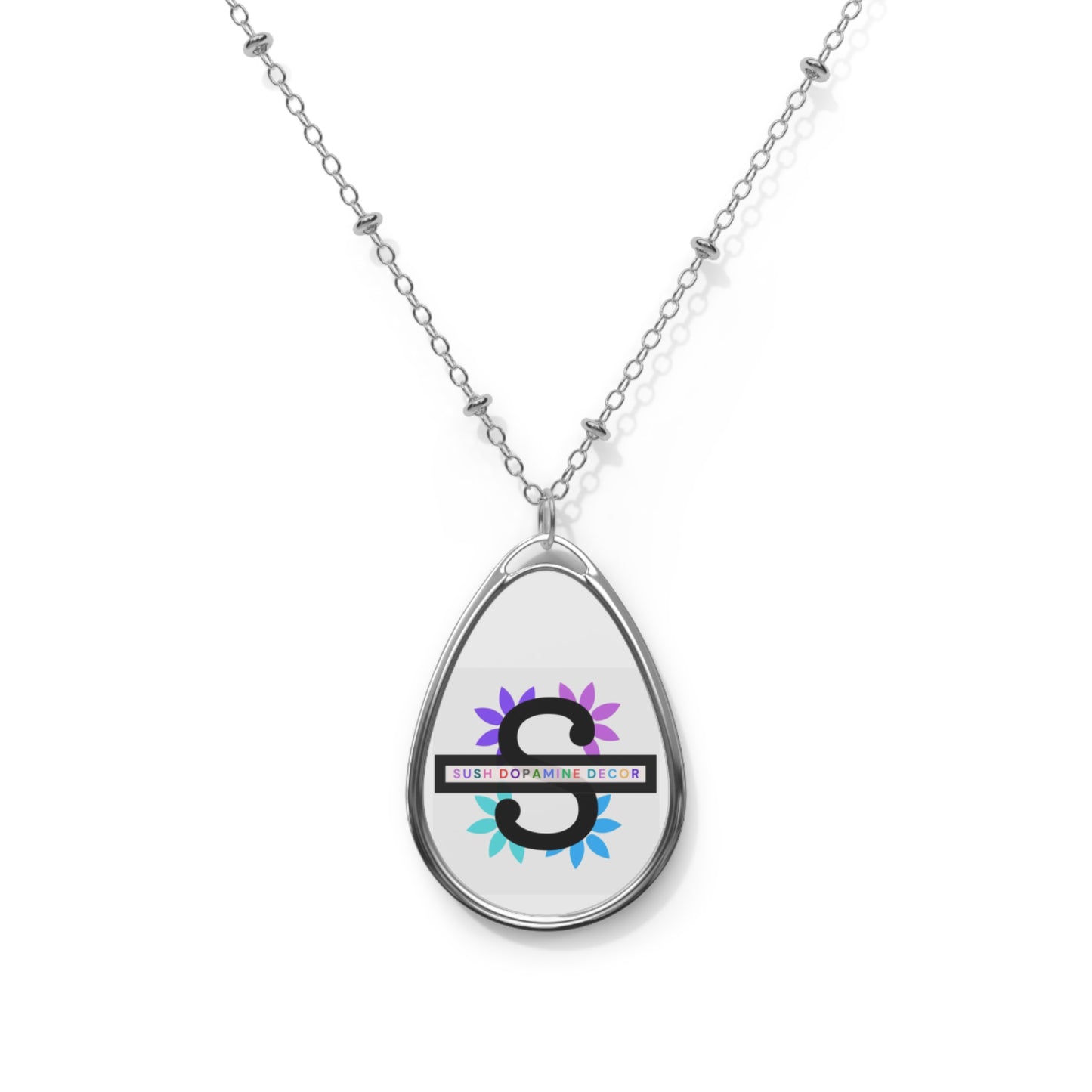 SDD logo Oval Pendant- Timeless Elegance and Mesmerising Design Necklace | Neckpiece
