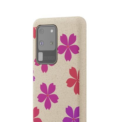 Eco friendly Red floral Phone case