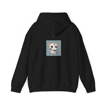 Unisex Heavy Blend™ Hooded Sweatshirt – Cute Cat Hoodie | Unstoppable | Powerful Subliminal | Cat Energy | Success Subliminal