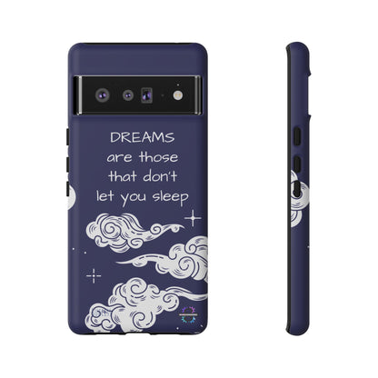 Limited Edition | Royal Blue Phone Case with Motivational Quote – Cloud Design Slim Protective Cover with Dual Layer Protection | Success Subliminals | Motivational Quote