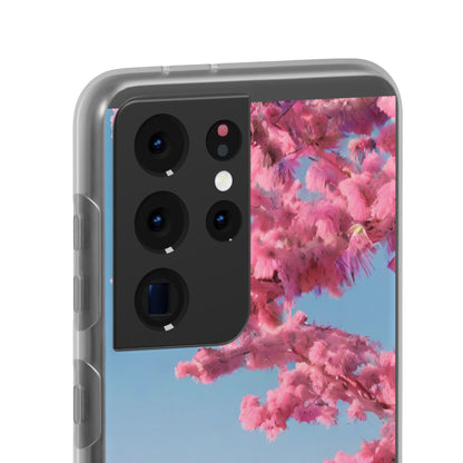 Flexi Pink landscape cherry blossom Phone case | Mobile cover