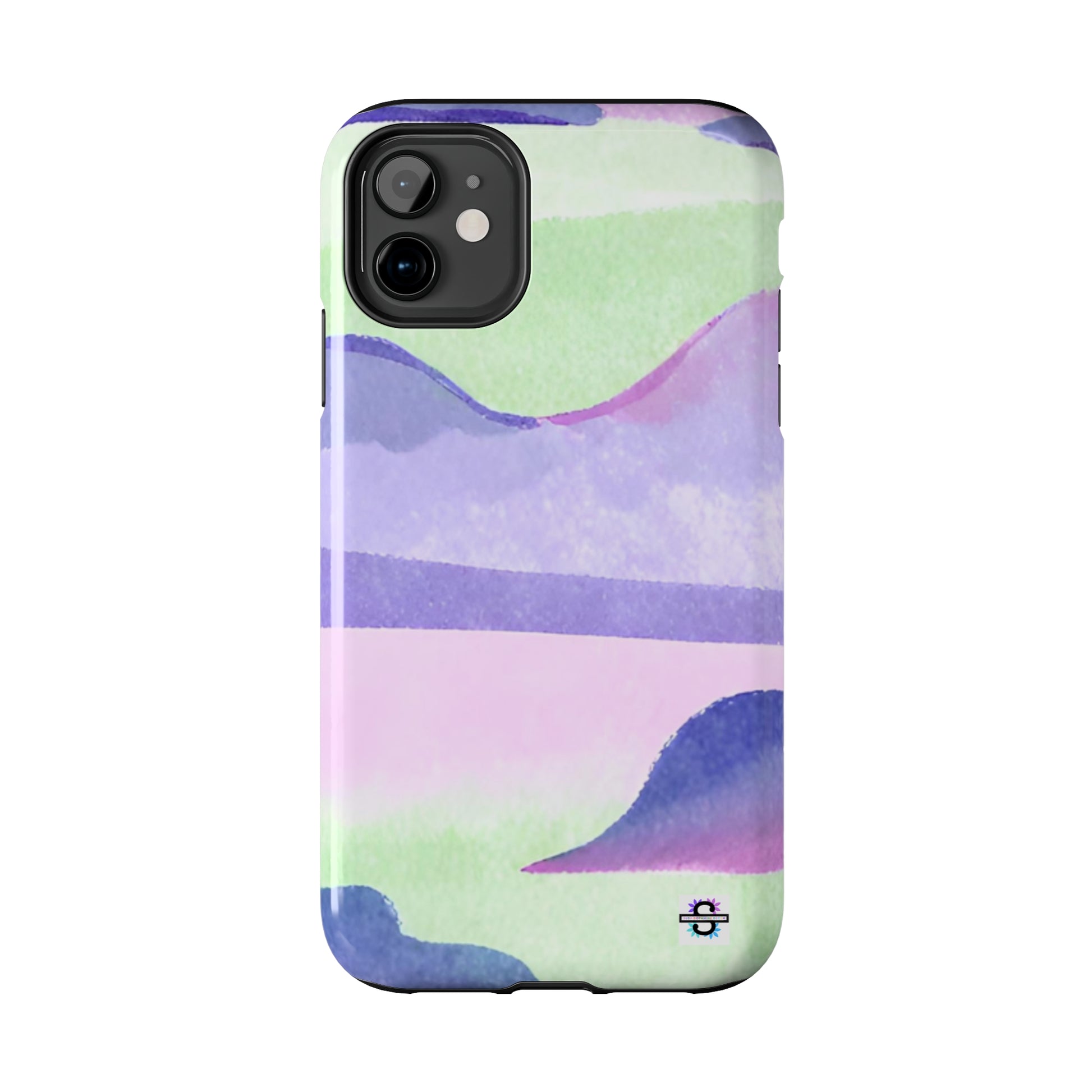 Vibrant Defenders: Amazing Pink Green Purple Blue Tough Phone Case | Mobile coversSush Dopamine Decor