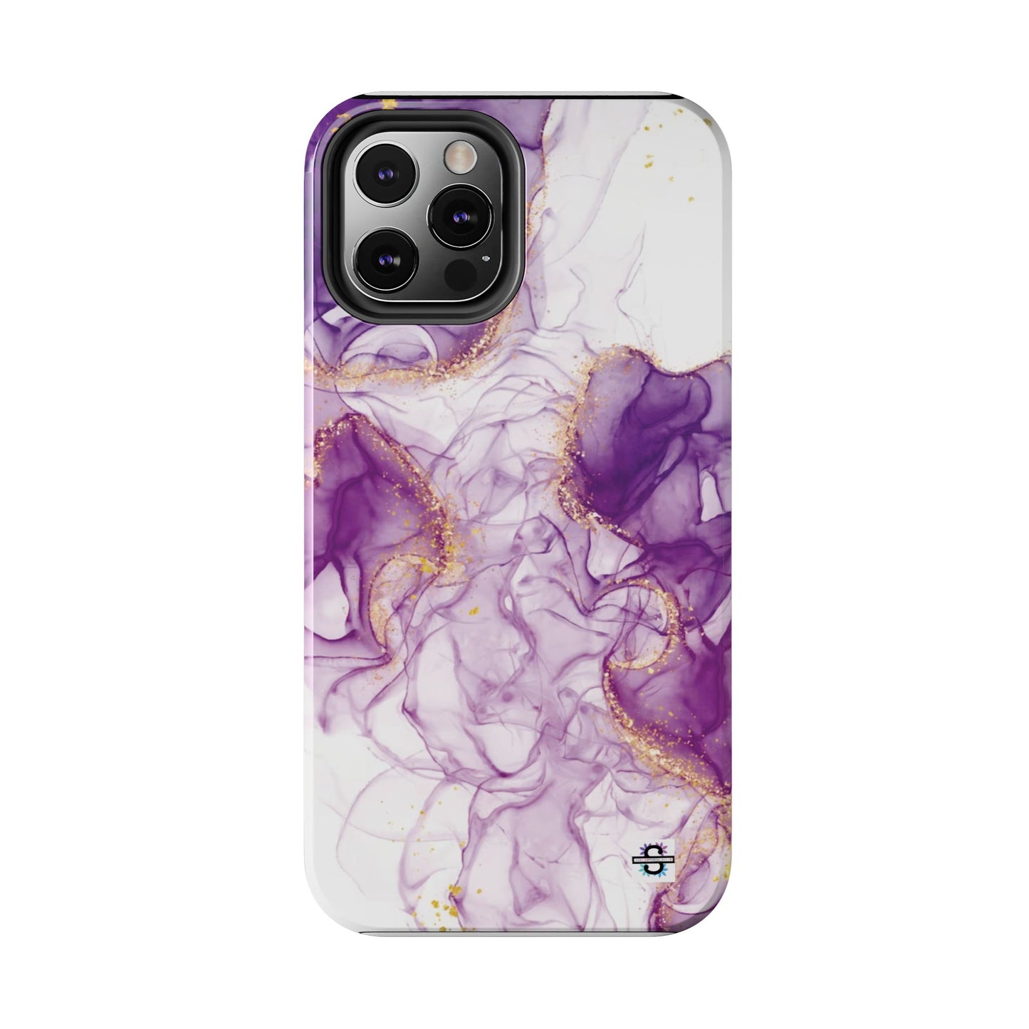Purple White gold marble Tough Phone Case | Mobile cover