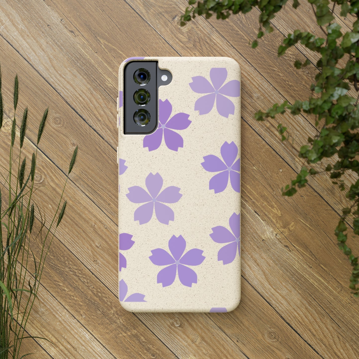 Eco friendly Purple Lavender Floral Design Phone case