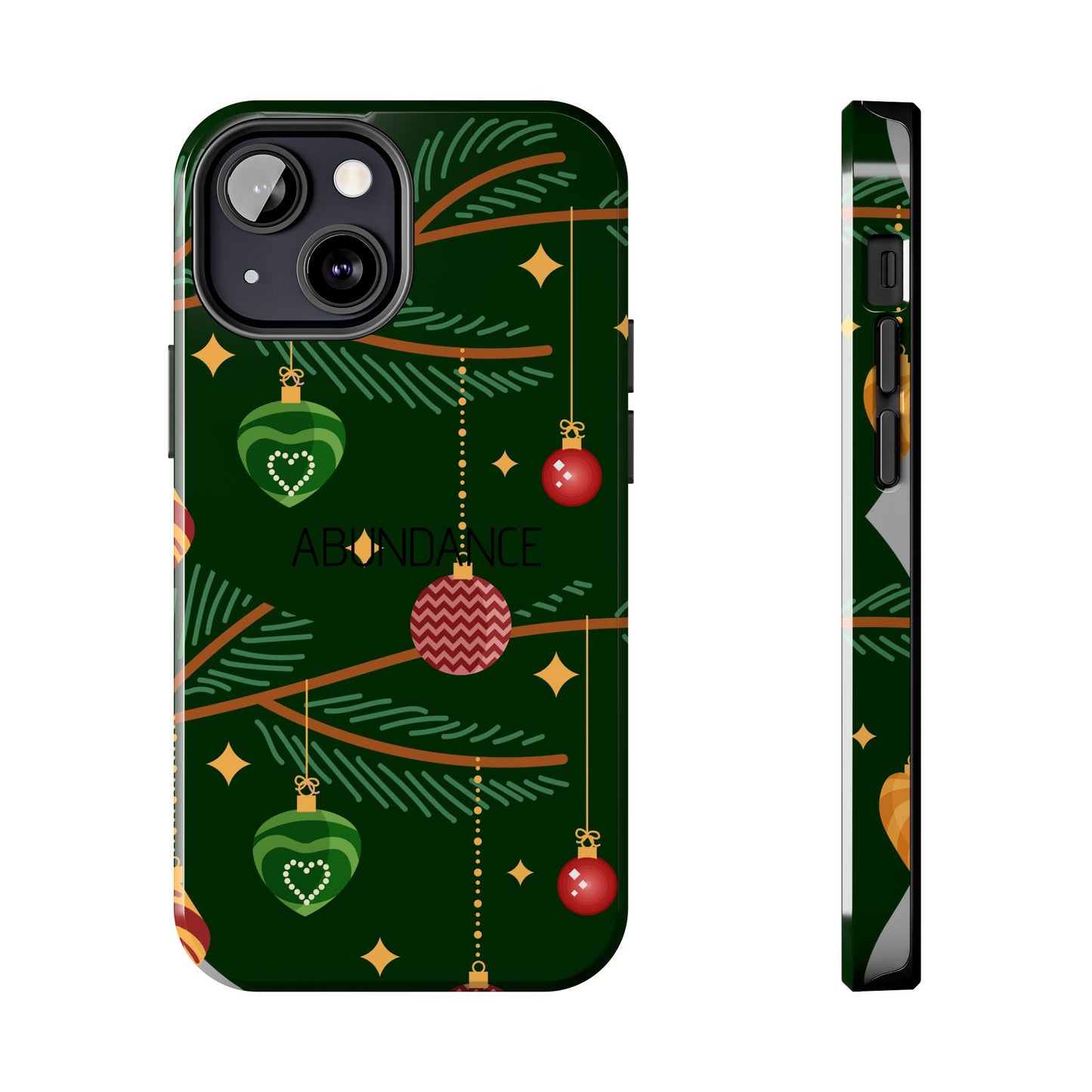 Cute Christmas print Mobile cover | Subliminal messaging to attract abundance| Manifest Abundance