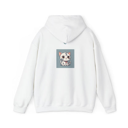 Unisex Heavy Blend™ Hooded Sweatshirt – Cute Cat Hoodie | Unstoppable | Powerful Subliminal | Cat Energy | Success Subliminal
