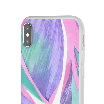 Subliminals for Prosperity | Purple Blue Green Pattern Phone cover | World's first Subliminals Brand | Sush Dopamine Decor