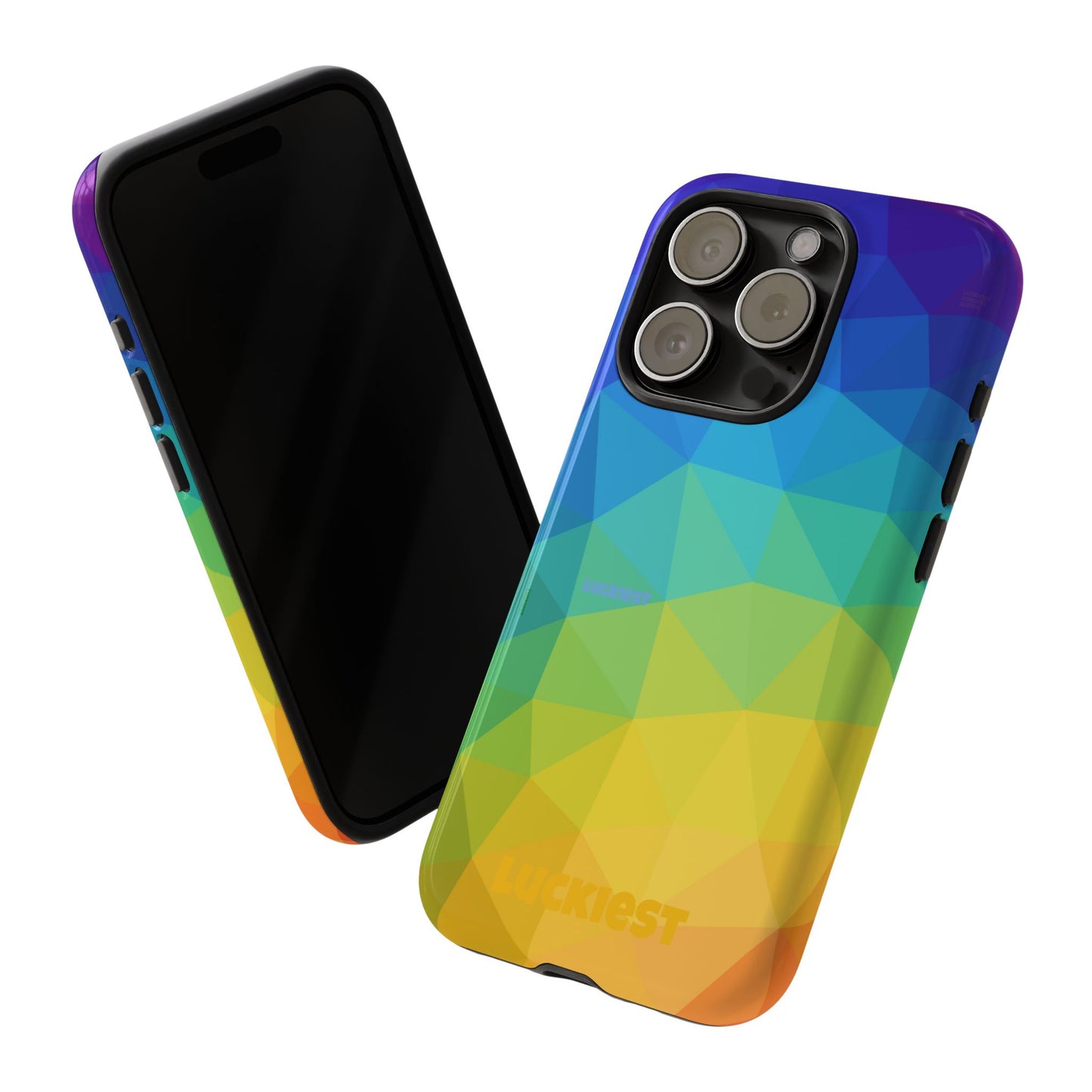 Chromatic Geometric Phone Cover | Mobile Cover  | Luckiest person alive subliminal