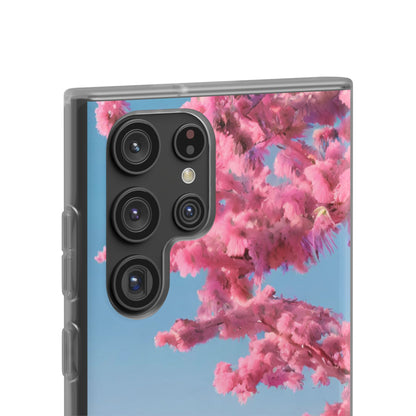 Flexi Pink landscape cherry blossom Phone case | Mobile cover