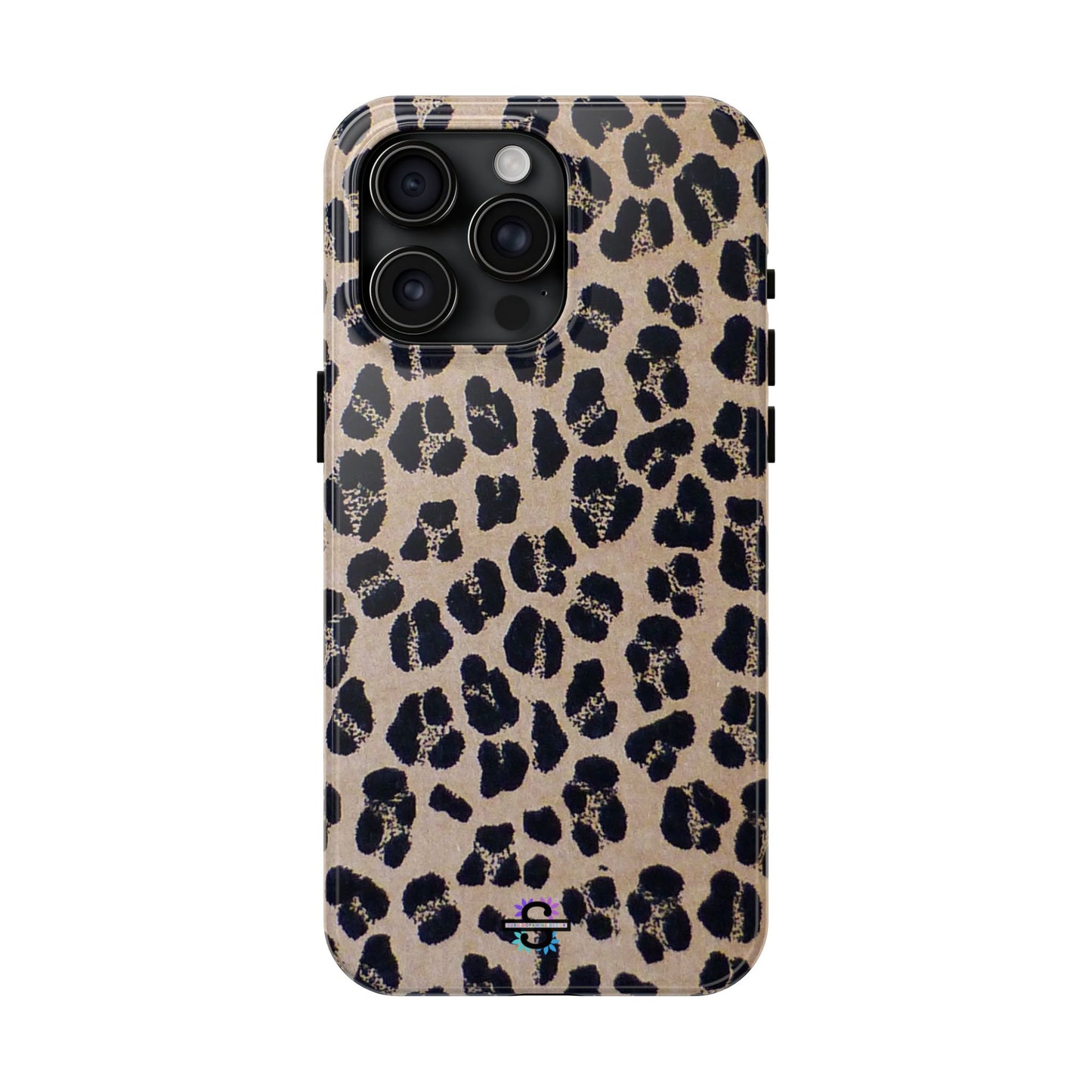 Black and Brown Mobile Cover, Leopard Print, Stylish Mobile Case, Accessories