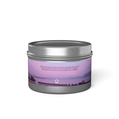 Sunset Gradient Candle, Evergreen. Fresh Coffee smell, Mango Coconut Smell. Spa Retreat, Vanilla Bean, Peace subliminal messaging