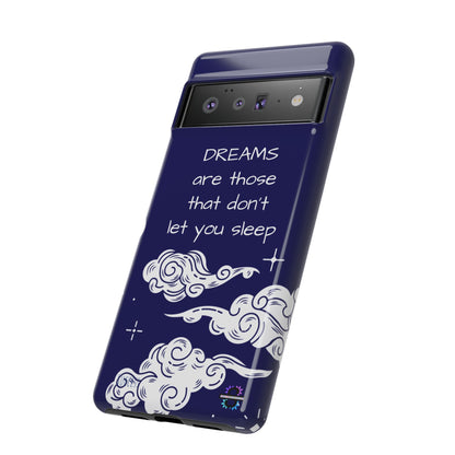 Limited Edition | Royal Blue Phone Case with Motivational Quote – Cloud Design Slim Protective Cover with Dual Layer Protection | Success Subliminals | Motivational Quote