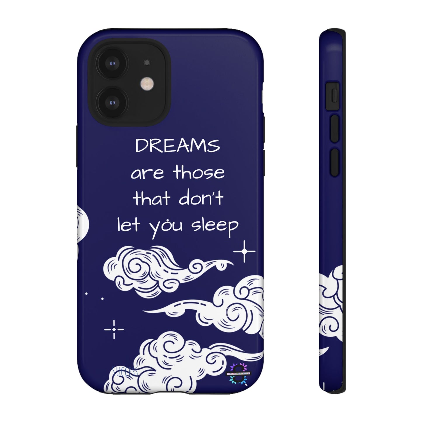 Limited Edition | Royal Blue Phone Case with Motivational Quote – Cloud Design Slim Protective Cover with Dual Layer Protection | Success Subliminals | Motivational Quote