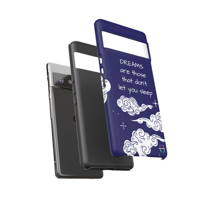 Limited Edition | Royal Blue Phone Case with Motivational Quote – Cloud Design Slim Protective Cover with Dual Layer Protection | Success Subliminals | Motivational Quote