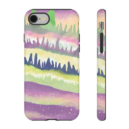 Limited Edition | Subliminals for good grades | Beautiful Abstract Landscape Phone Case – Nature Design Mobile Cover with Dual Protection