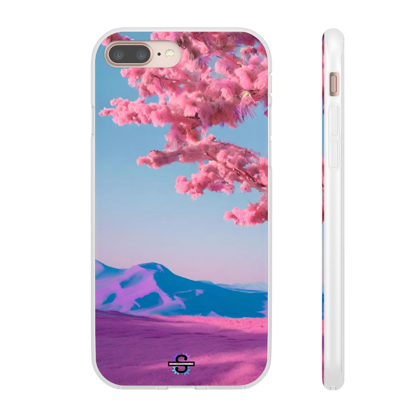 Flexi Pink landscape cherry blossom Phone case | Mobile cover