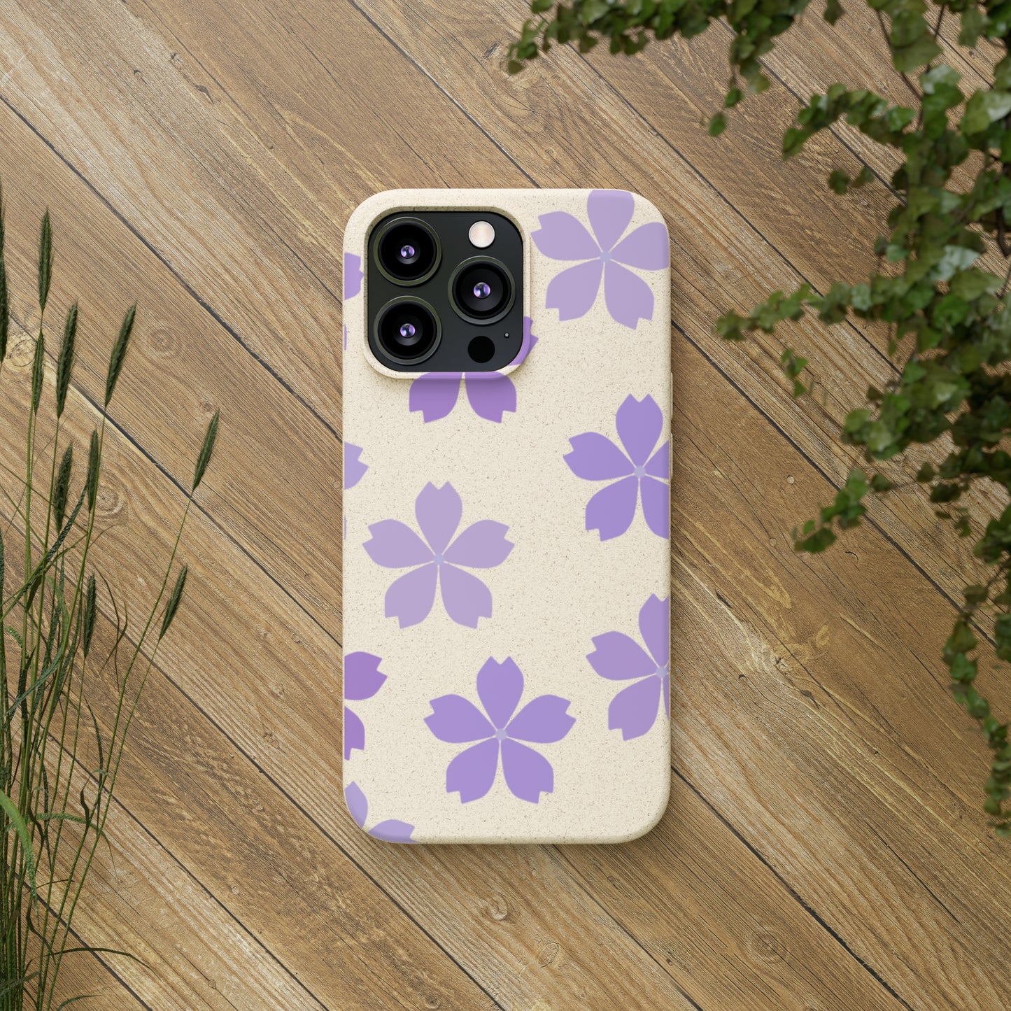 Eco friendly Purple Lavender Floral Design Phone case