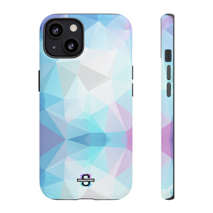 Geometric Blue Phone Cover