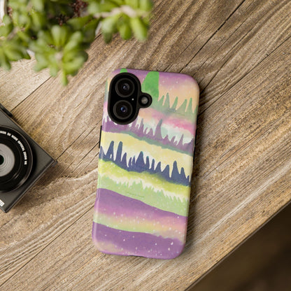 Limited Edition | Subliminals for good grades | Beautiful Abstract Landscape Phone Case – Nature Design Mobile Cover with Dual Protection
