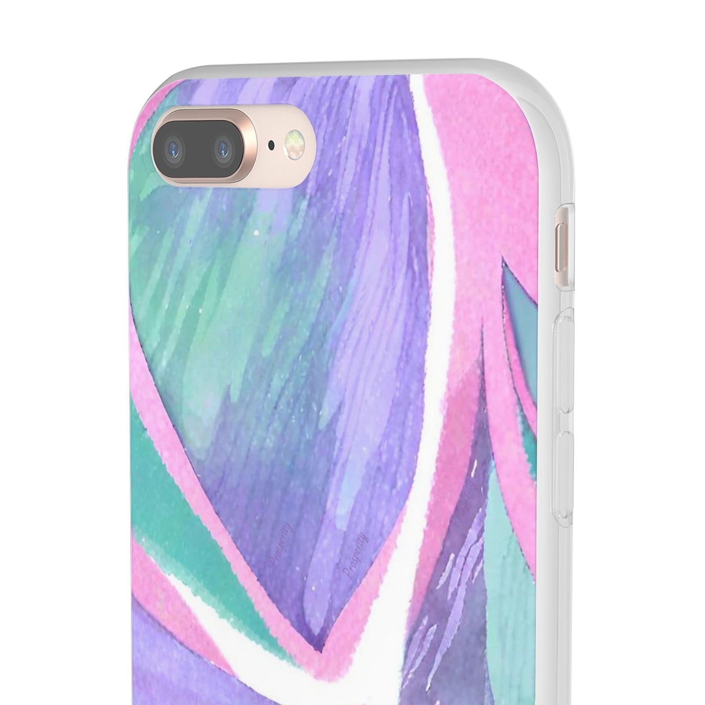 Subliminals for Prosperity | Purple Blue Green Pattern Phone cover | World's first Subliminals Brand | Sush Dopamine Decor