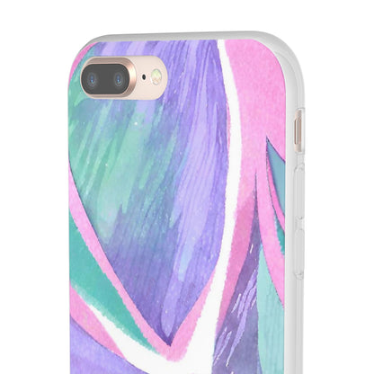 Subliminals for Prosperity | Purple Blue Green Pattern Phone cover | World's first Subliminals Brand | Sush Dopamine Decor